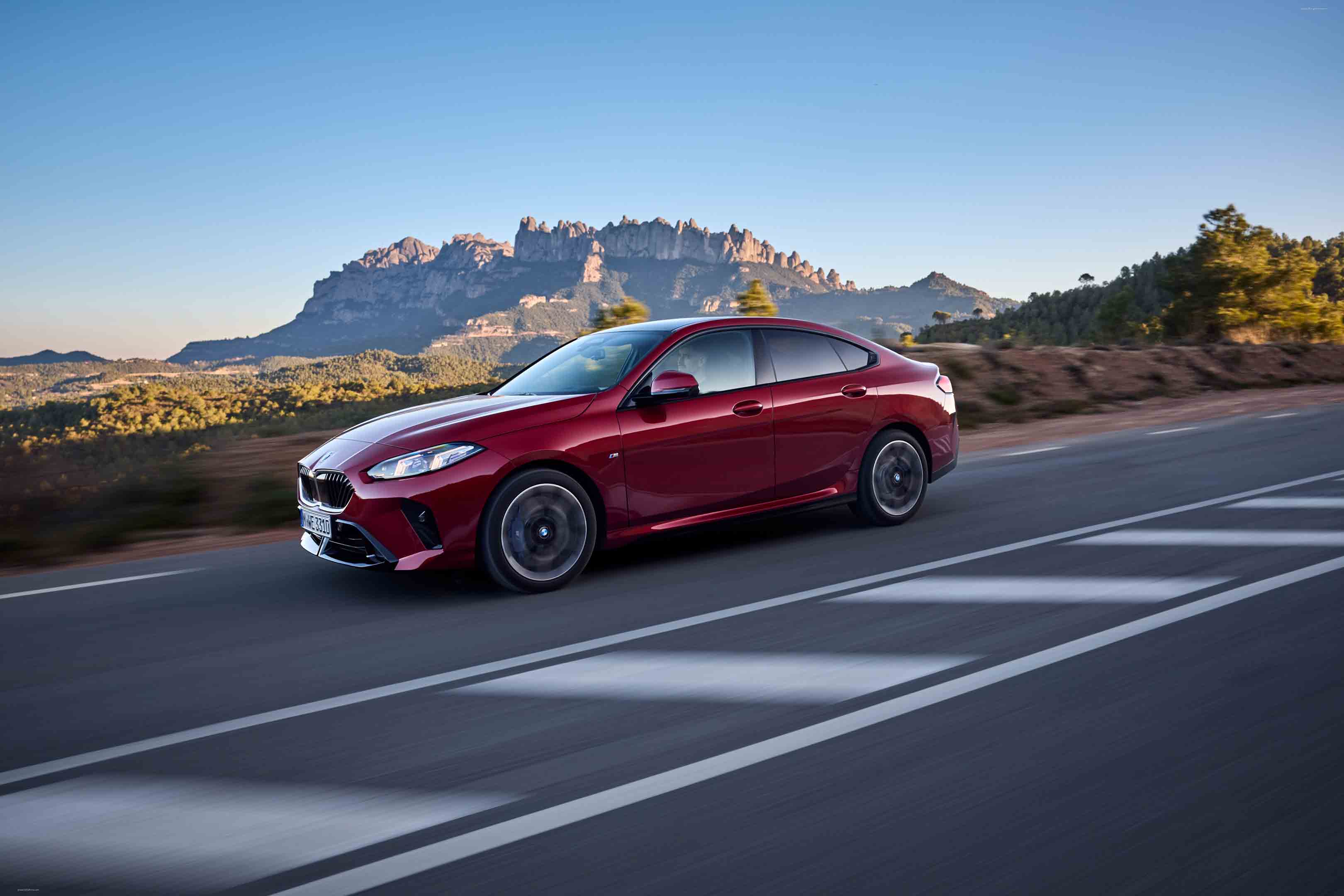 2025 BMW 2 Series Gran Coupe Fire Red F74 Front View