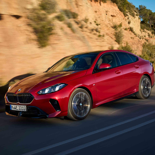 2025 BMW 2 Series Gran Coupe Fire Red F74 Front View