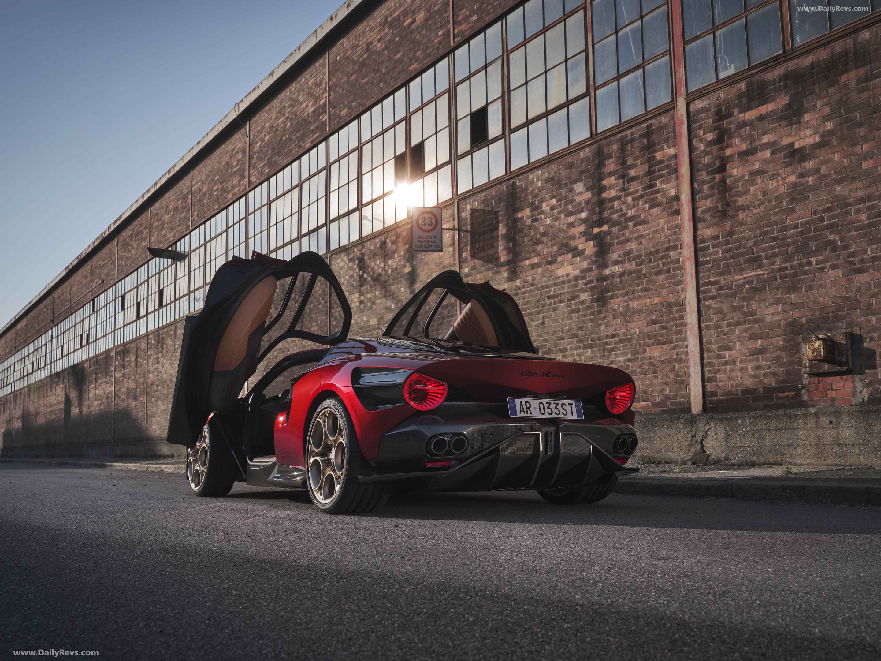 2024 Alfa Romeo 33 Stradale Rear View