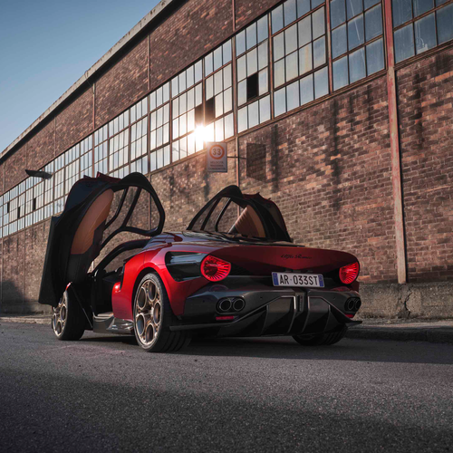 2024 Alfa Romeo 33 Stradale Rear View