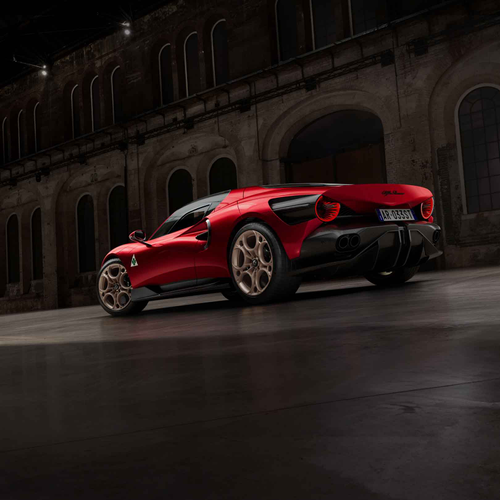 2024 Alfa Romeo 33 Stradale Rear View
