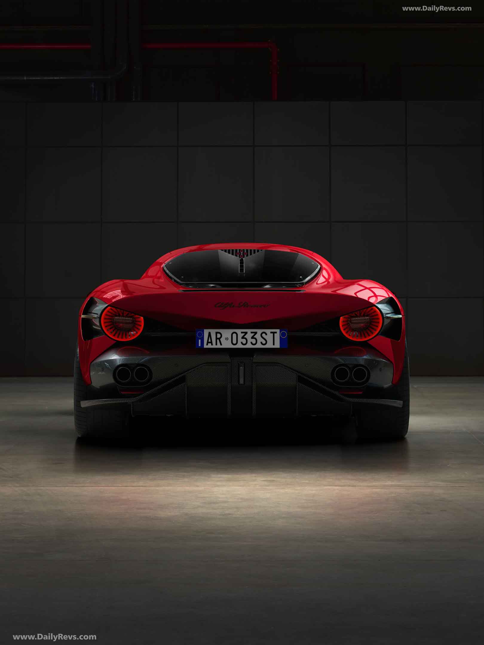 2024 Alfa Romeo 33 Stradale Rear View