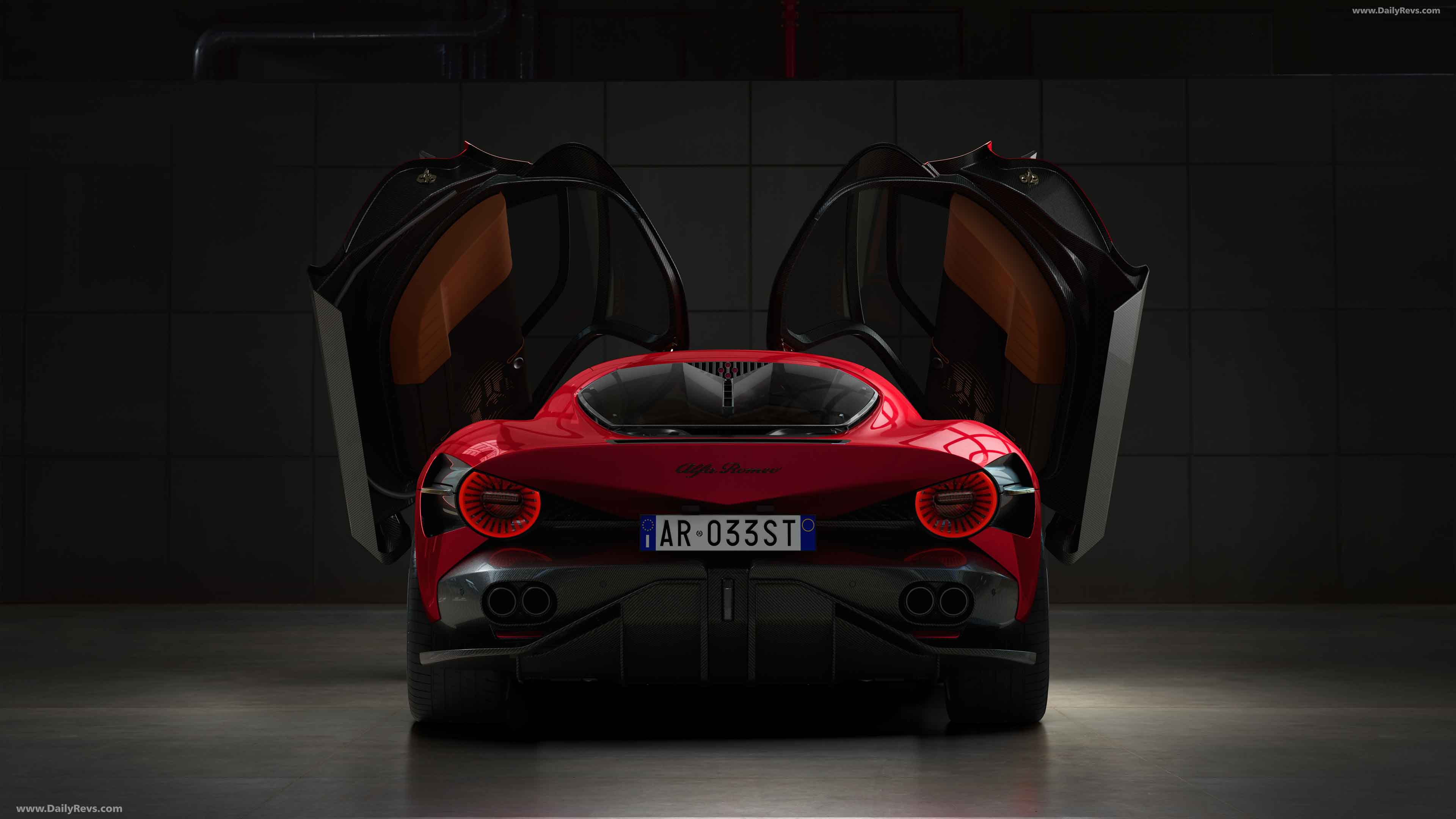 2024 Alfa Romeo 33 Stradale Rear View