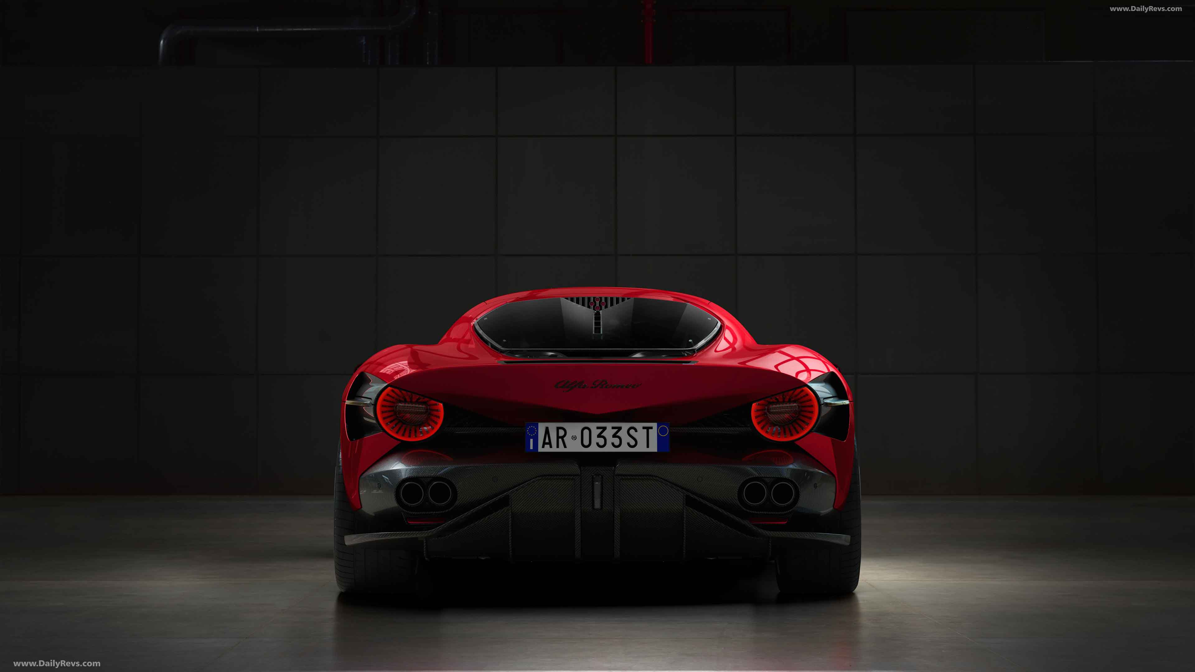 2024 Alfa Romeo 33 Stradale Rear View