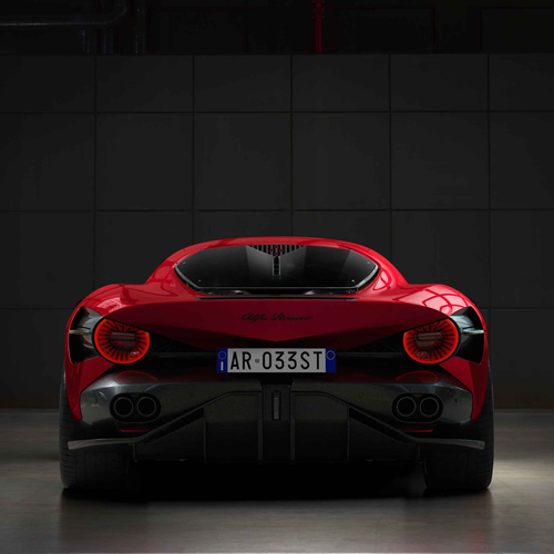 2024 Alfa Romeo 33 Stradale Rear View