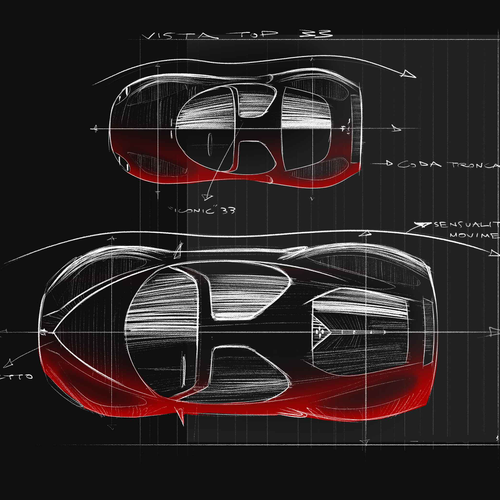 2024 Alfa Romeo 33 Stradale Sketches