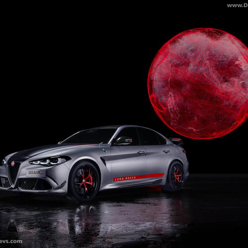 2027 Alfa Romeo Giulia Quadrifoglio Luna Rossa Front View