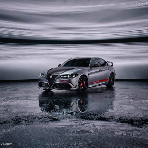 2027 Alfa Romeo Giulia Quadrifoglio Luna Rossa Front View