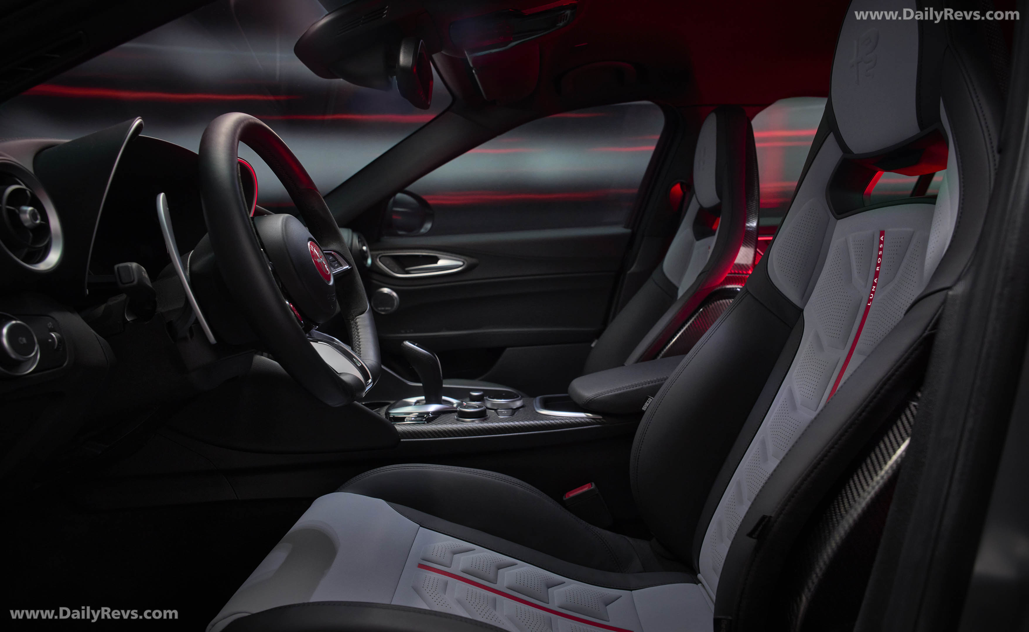 2027 Alfa Romeo Giulia Quadrifoglio Luna Rossa Interior