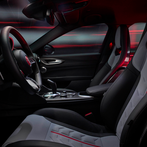 2027 Alfa Romeo Giulia Quadrifoglio Luna Rossa Interior