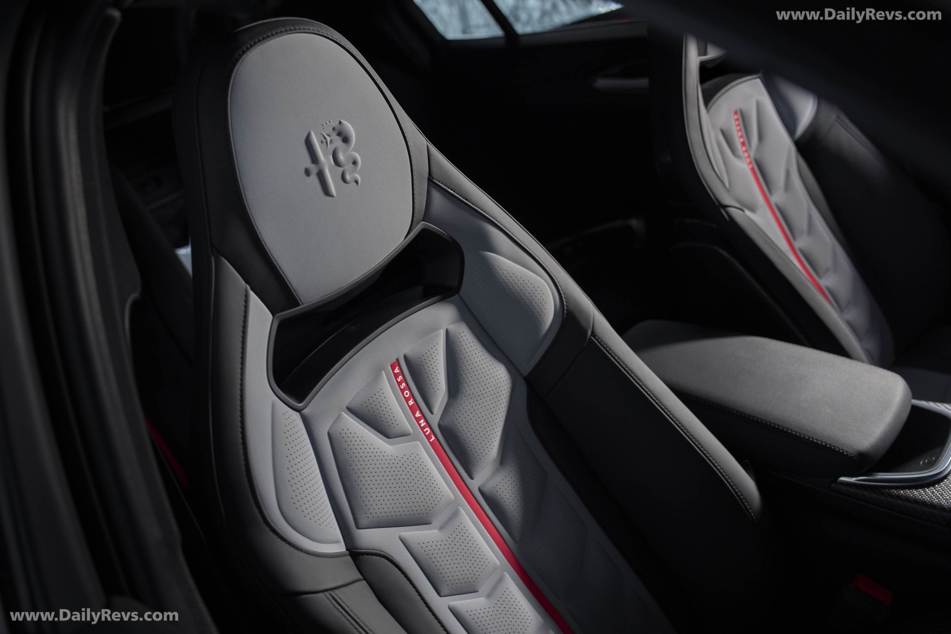 2027 Alfa Romeo Giulia Quadrifoglio Luna Rossa Interior