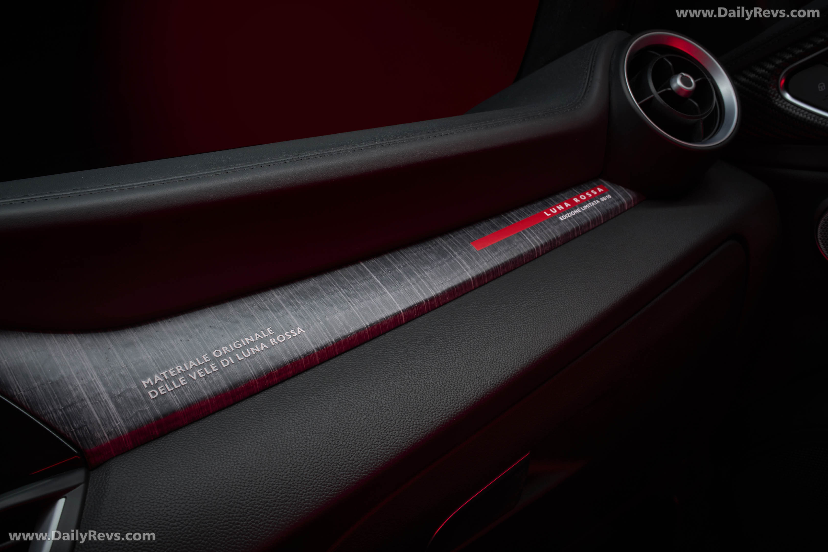2027 Alfa Romeo Giulia Quadrifoglio Luna Rossa Interior