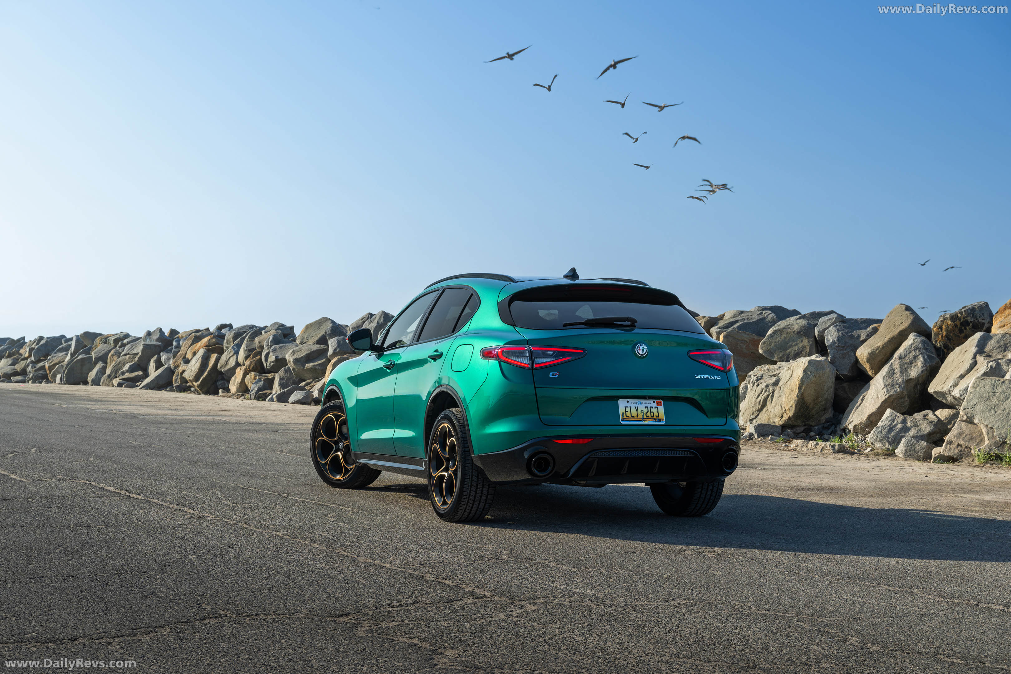 2025 Alfa Romeo Stelvio Intensa US Version Rear View
