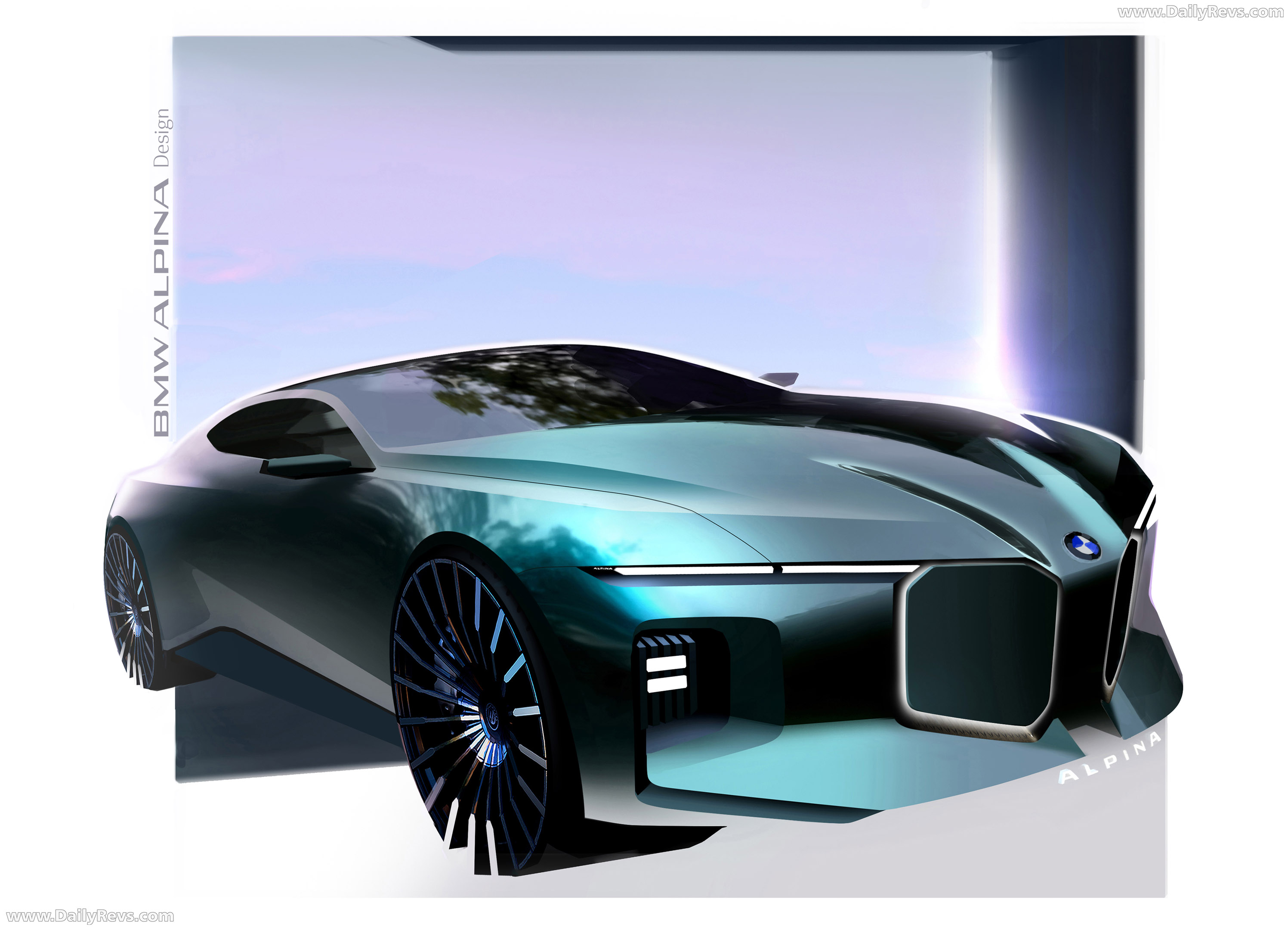 2026 Alpina BMW Vision Concept Sketches