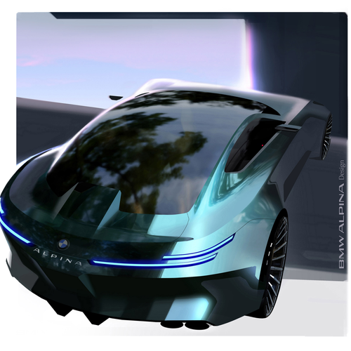 2026 Alpina BMW Vision Concept Sketches