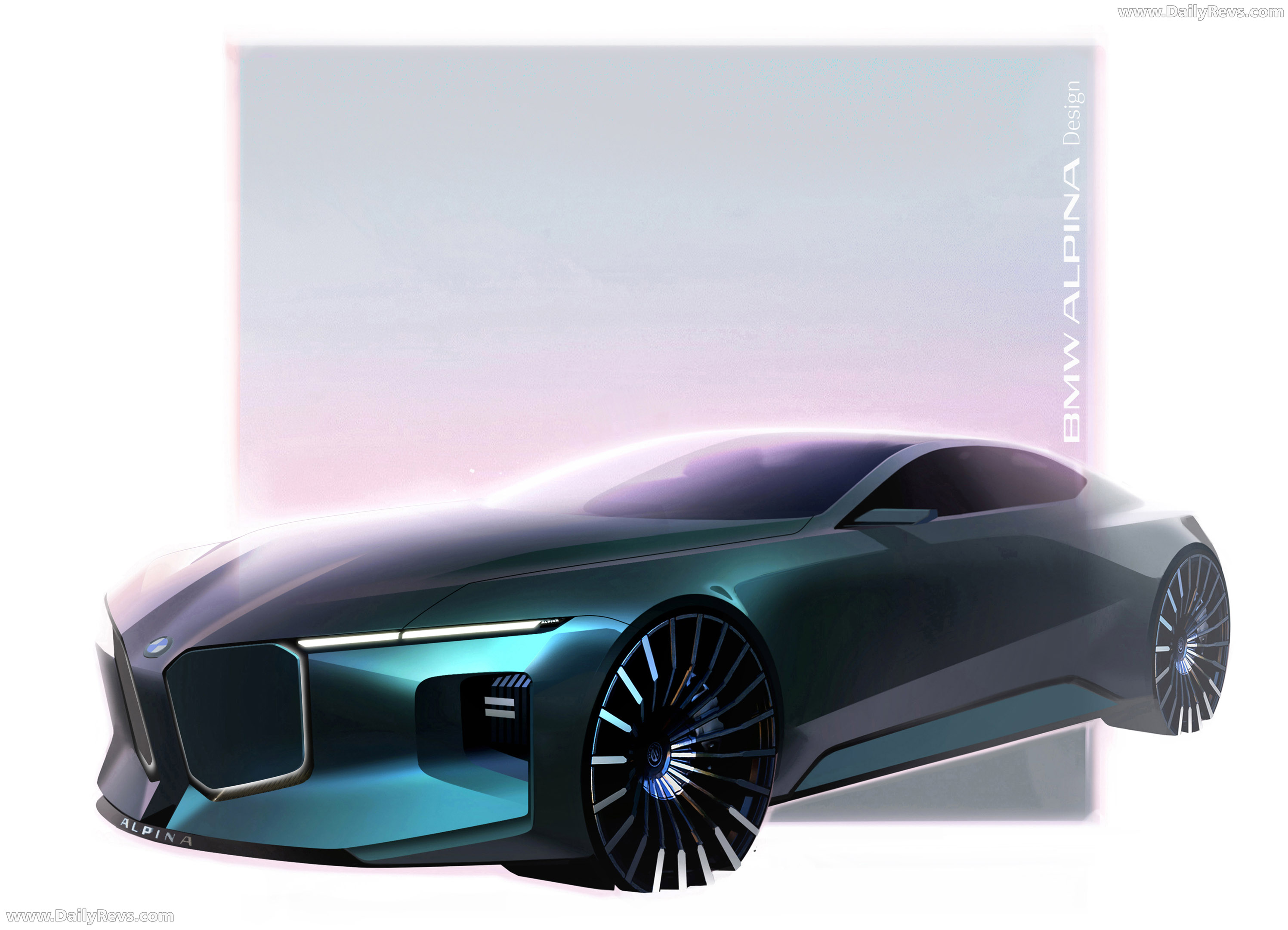 2026 Alpina BMW Vision Concept Sketches
