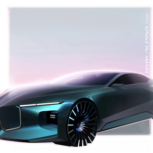 2026 Alpina BMW Vision Concept Sketches