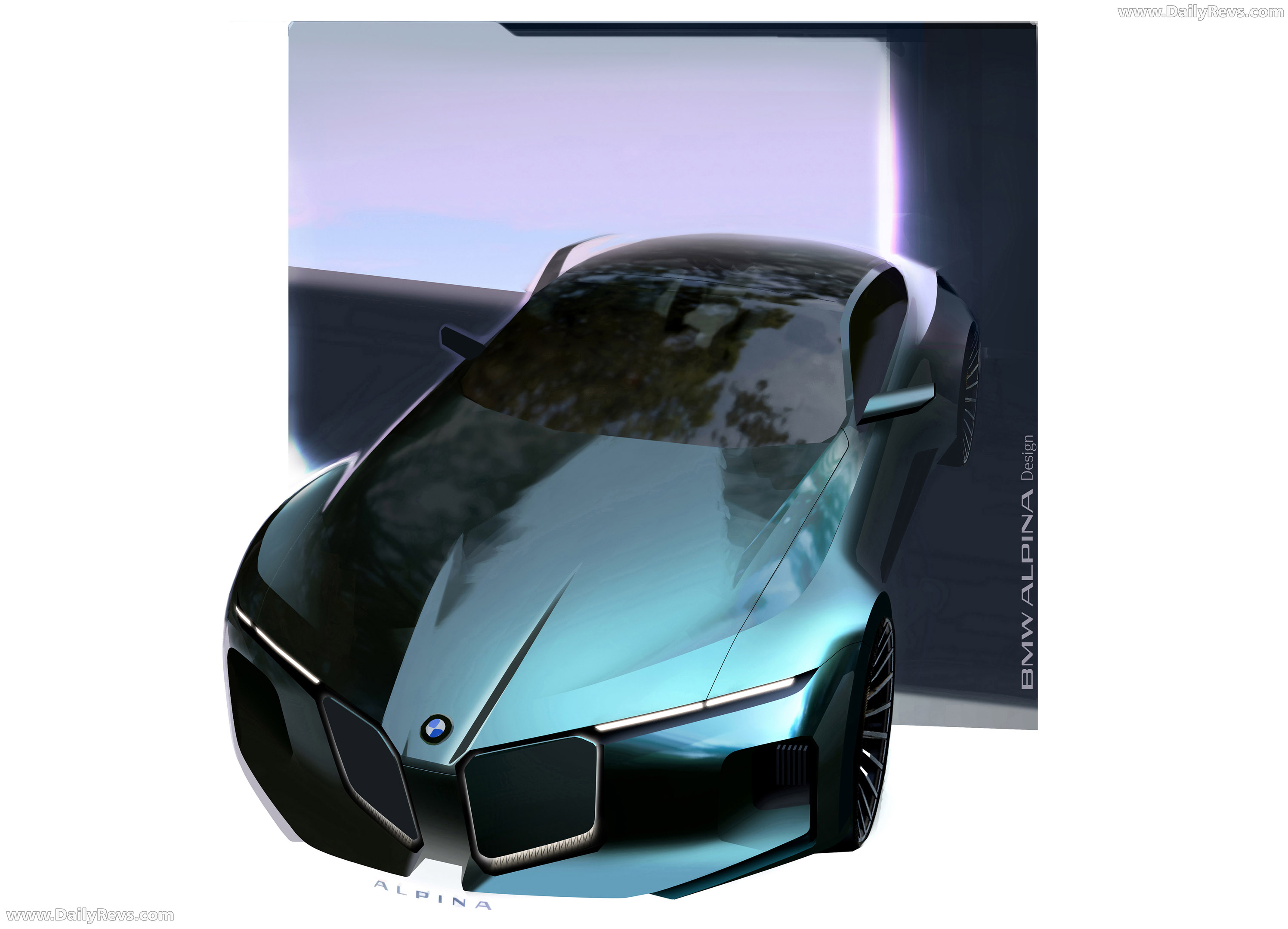 2026 Alpina BMW Vision Concept Sketches