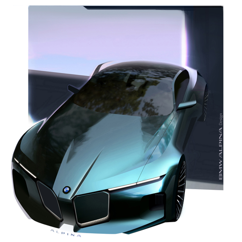 2026 Alpina BMW Vision Concept Sketches