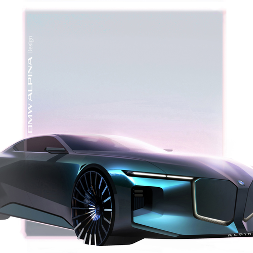 2026 Alpina BMW Vision Concept Sketches