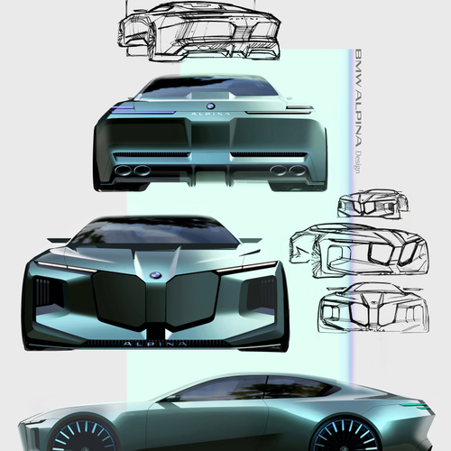 2026 Alpina BMW Vision Concept Sketches