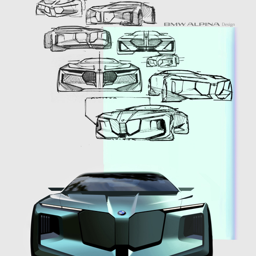 2026 Alpina BMW Vision Concept Sketches