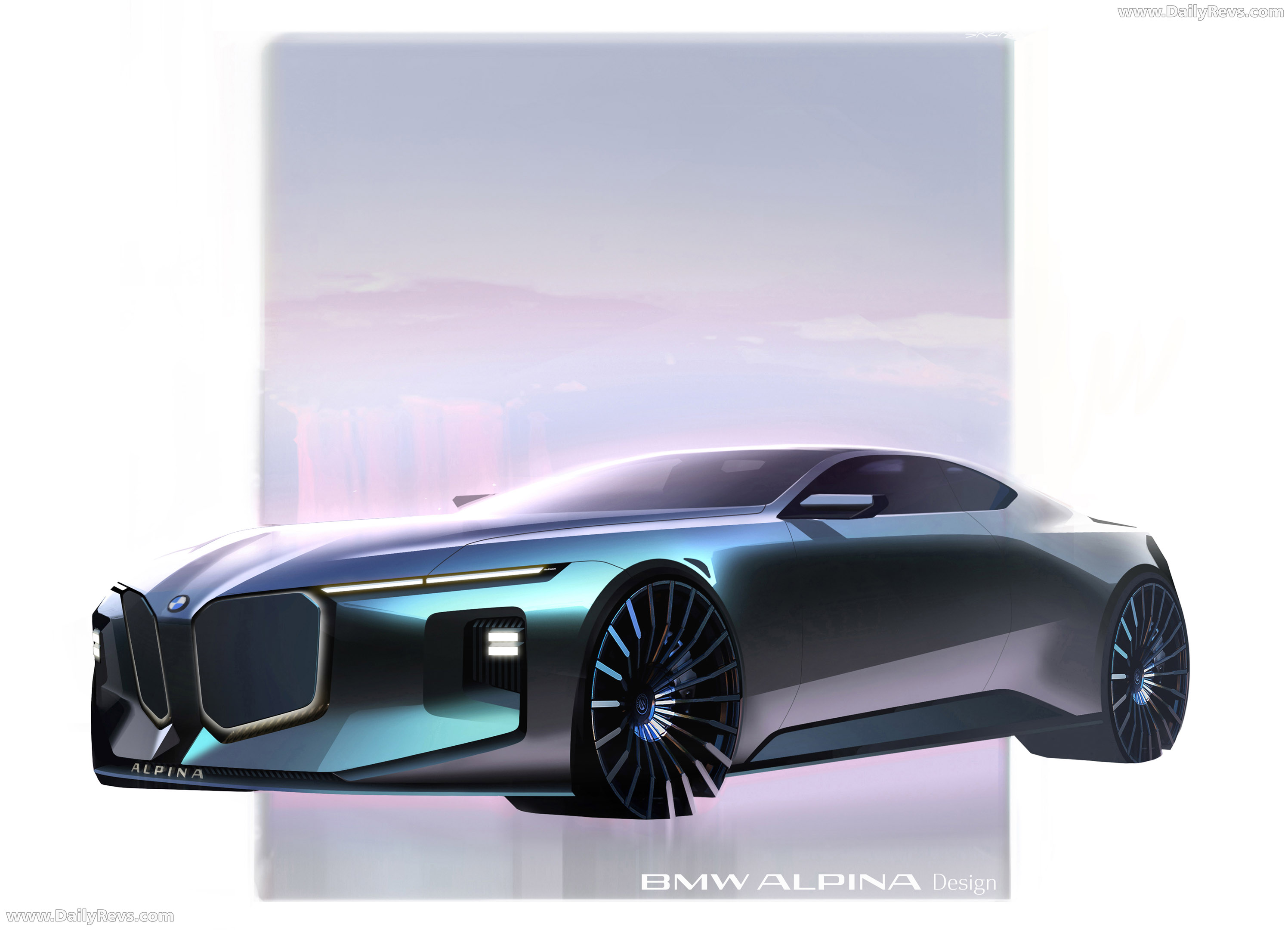 2026 Alpina BMW Vision Concept Sketches