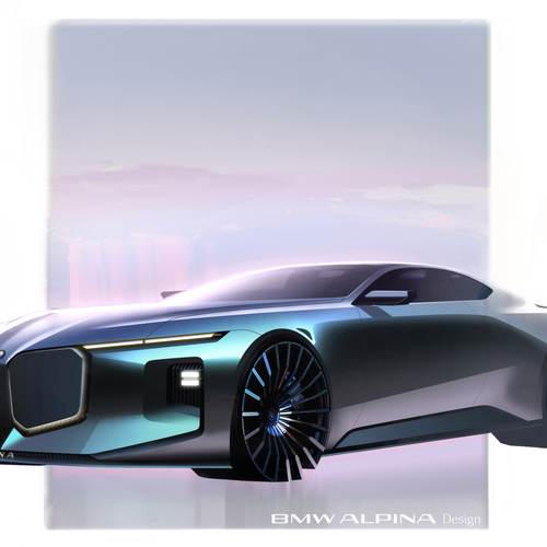 2026 Alpina BMW Vision Concept Sketches