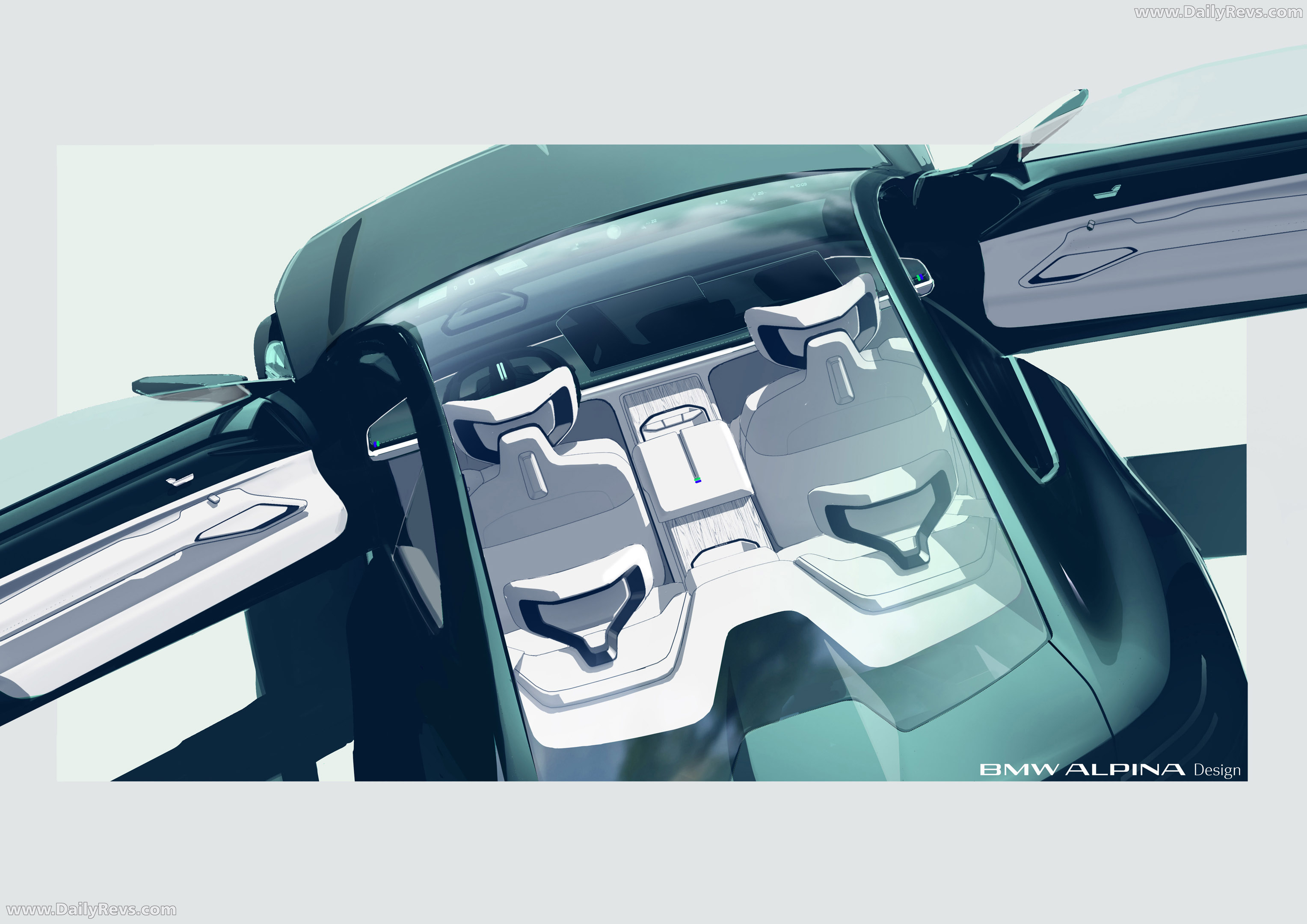 2026 Alpina BMW Vision Concept Sketches