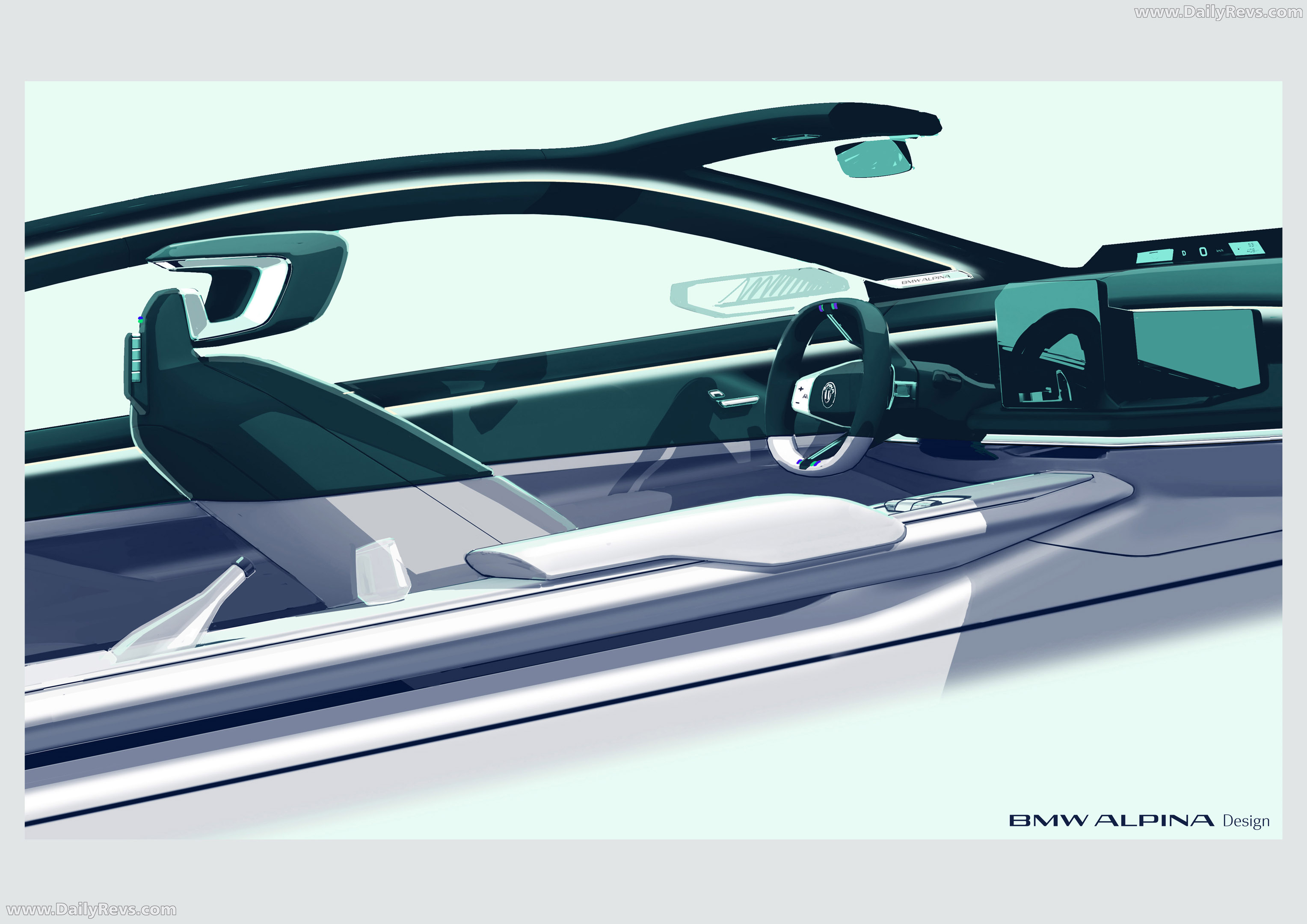 2026 Alpina BMW Vision Concept Sketches