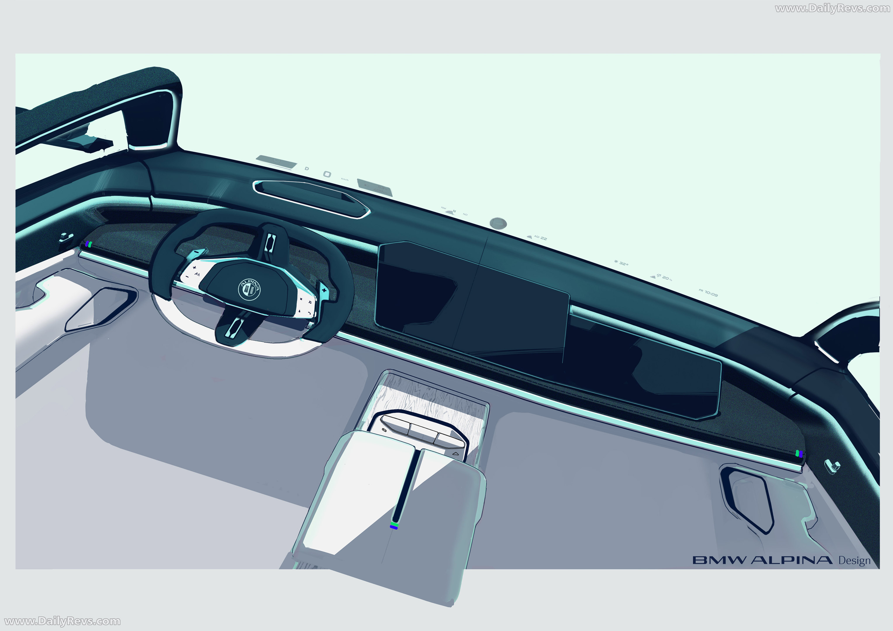 2026 Alpina BMW Vision Concept Sketches