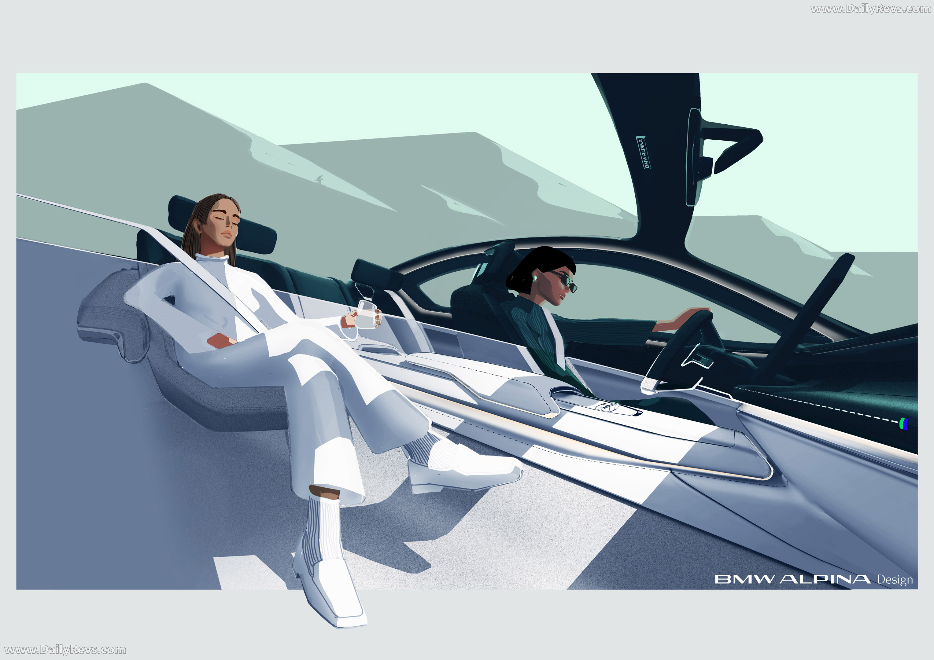 2026 Alpina BMW Vision Concept Sketches