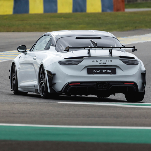 2026 Alpine A110 R Ultime Glacier White Rear View