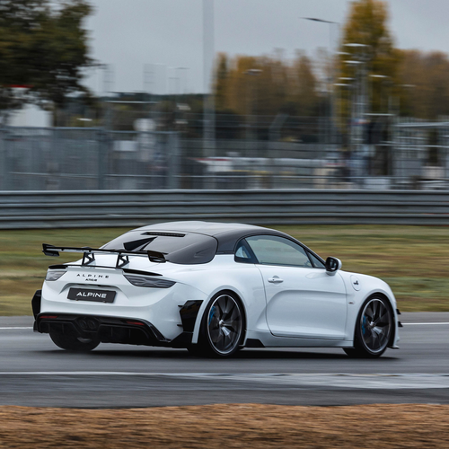 2026 Alpine A110 R Ultime Glacier White Rear View