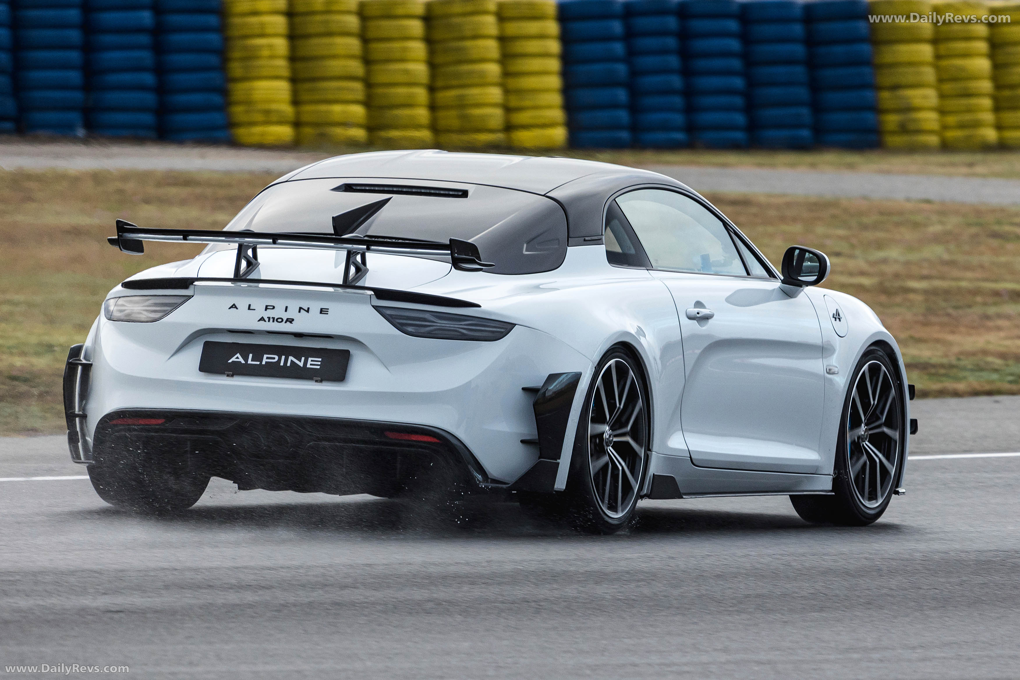 2026 Alpine A110 R Ultime Glacier White Rear View