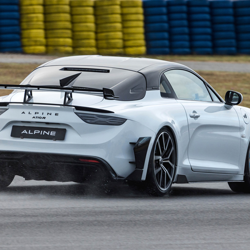2026 Alpine A110 R Ultime Glacier White Rear View