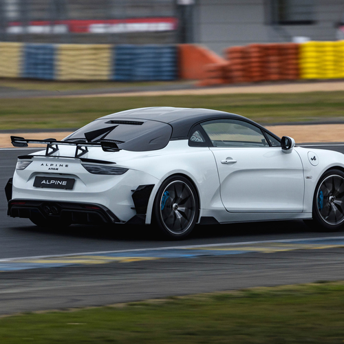 2026 Alpine A110 R Ultime Glacier White Rear View