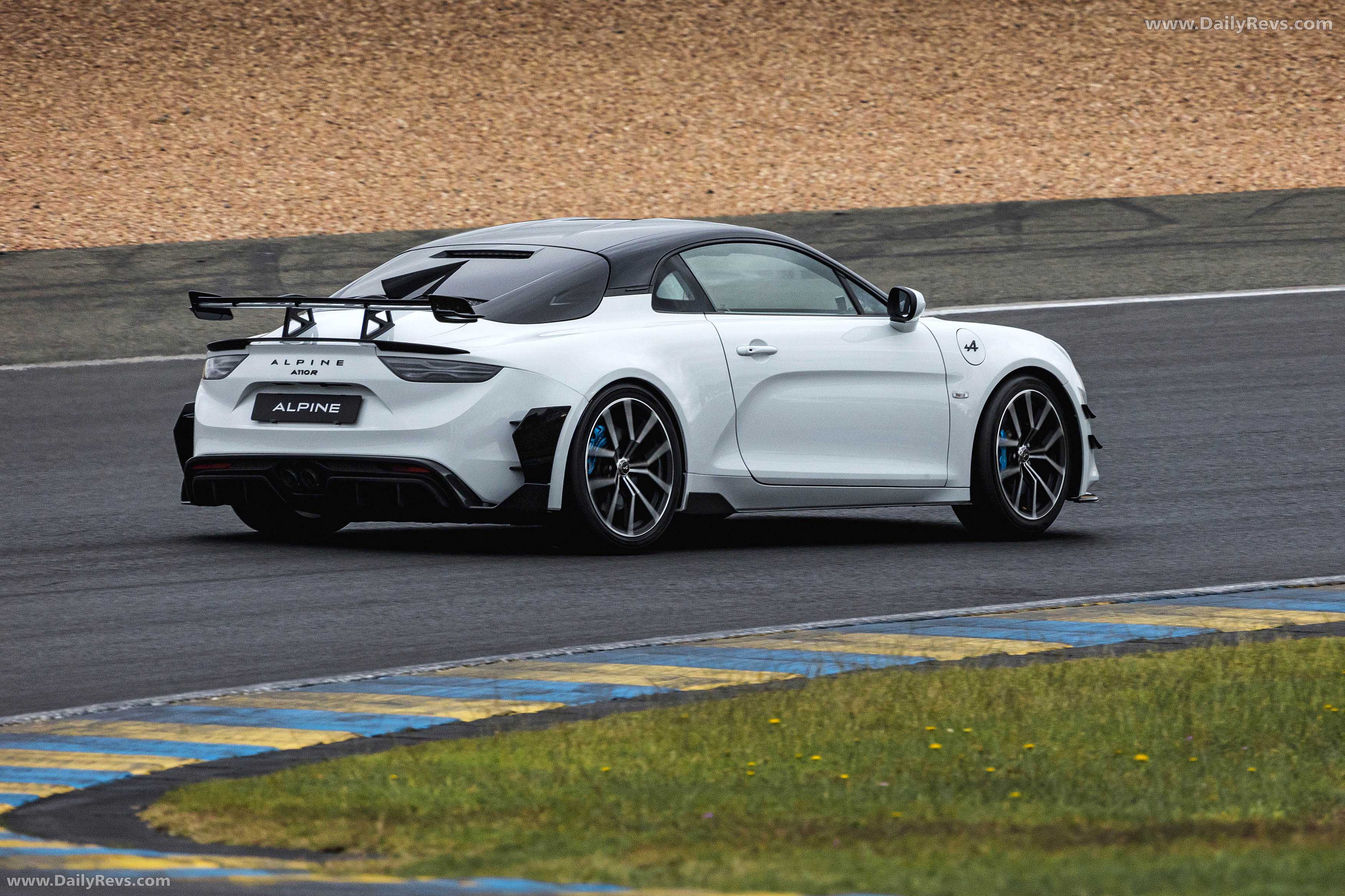 2026 Alpine A110 R Ultime Glacier White Rear View