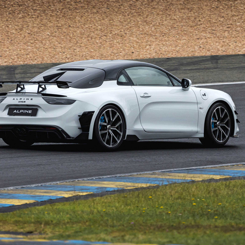 2026 Alpine A110 R Ultime Glacier White Rear View