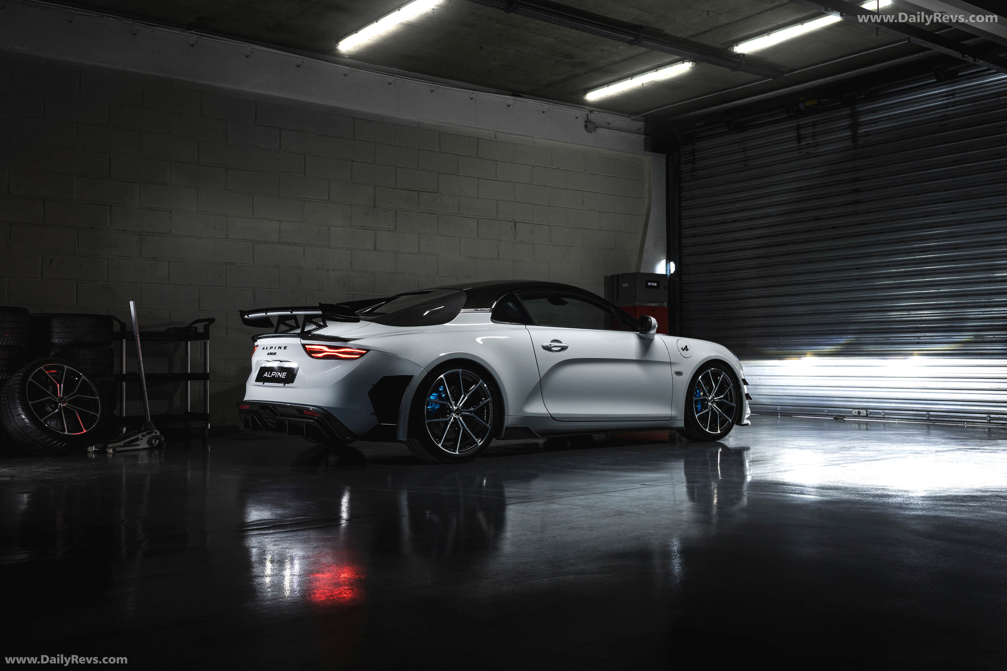 2026 Alpine A110 R Ultime Glacier White Rear View