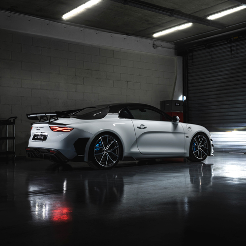 2026 Alpine A110 R Ultime Glacier White Rear View
