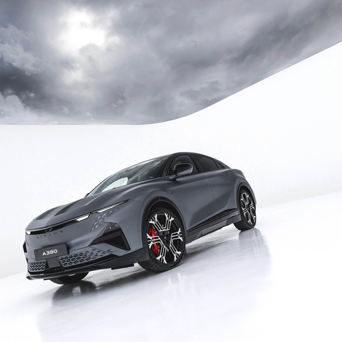 2026 Alpine A390 GTS Matt Thunder Grey Front View