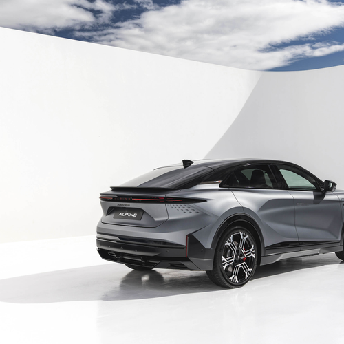 2026 Alpine A390 GTS Matt Thunder Grey Rear View