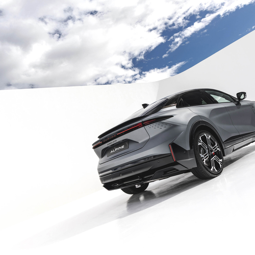 2026 Alpine A390 GTS Matt Thunder Grey Rear View