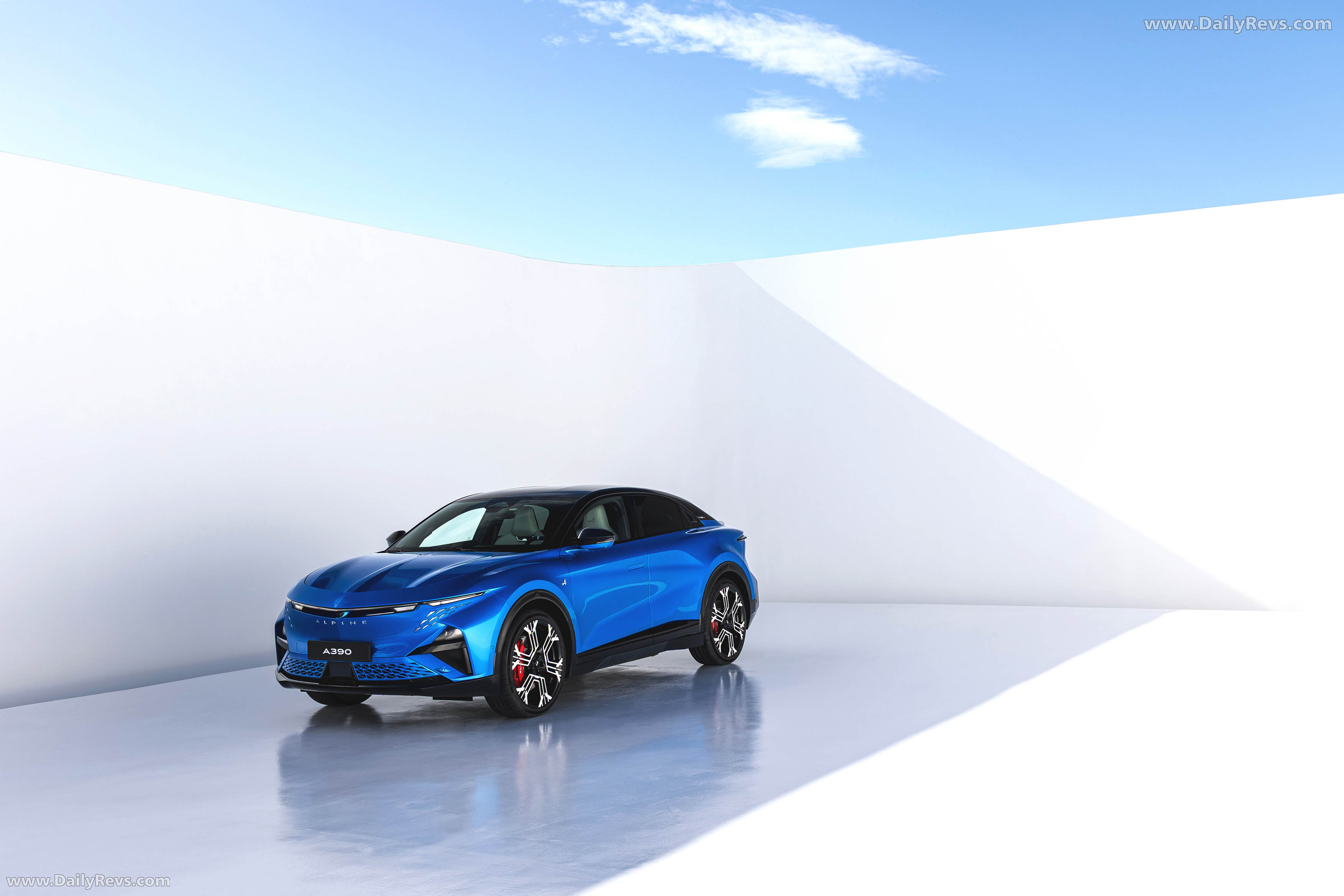 2025 Alpine A390 GT Alpine Vision Blue Front View