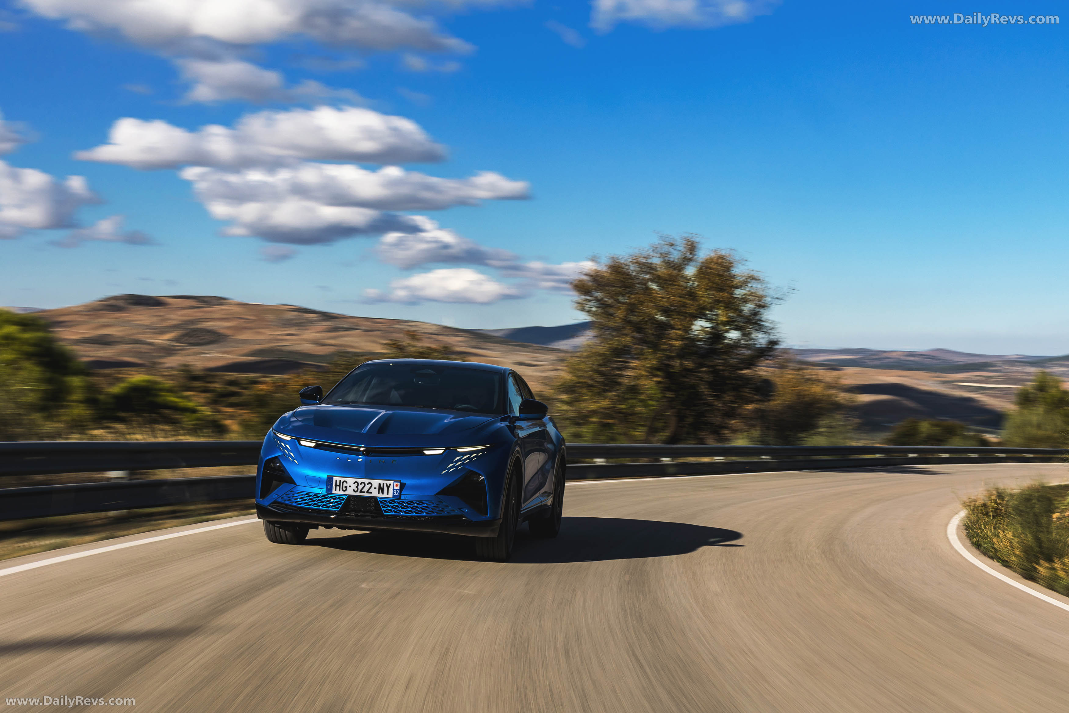 2025 Alpine A390 GT Alpine Vision Blue Front View