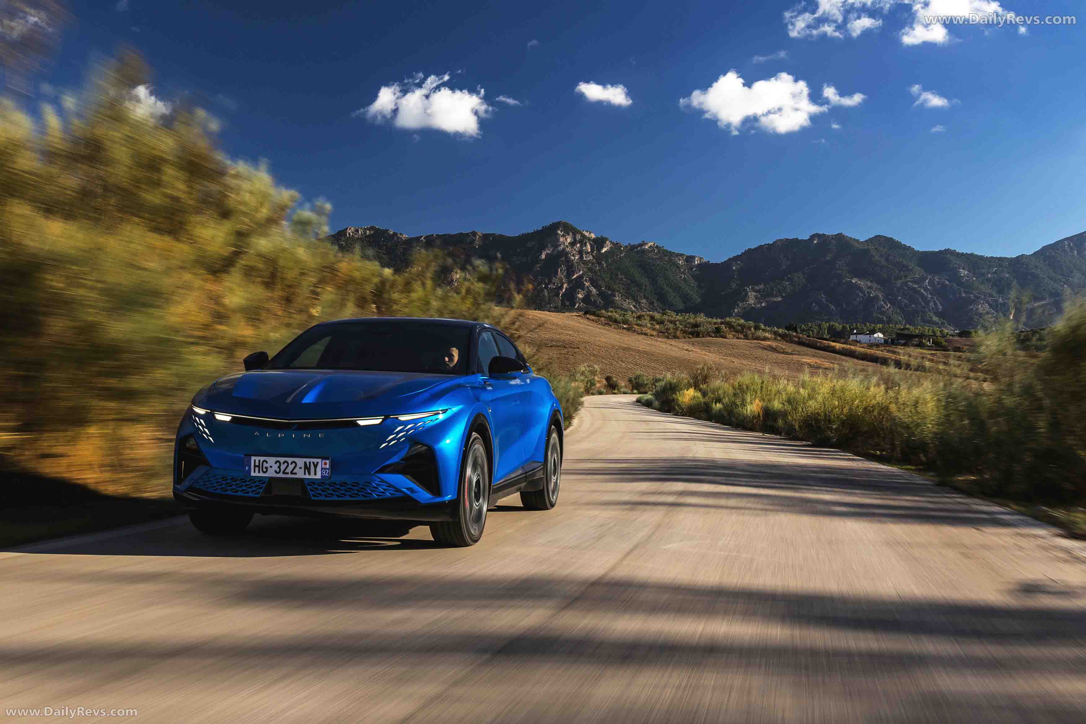 2025 Alpine A390 GT Alpine Vision Blue Front View