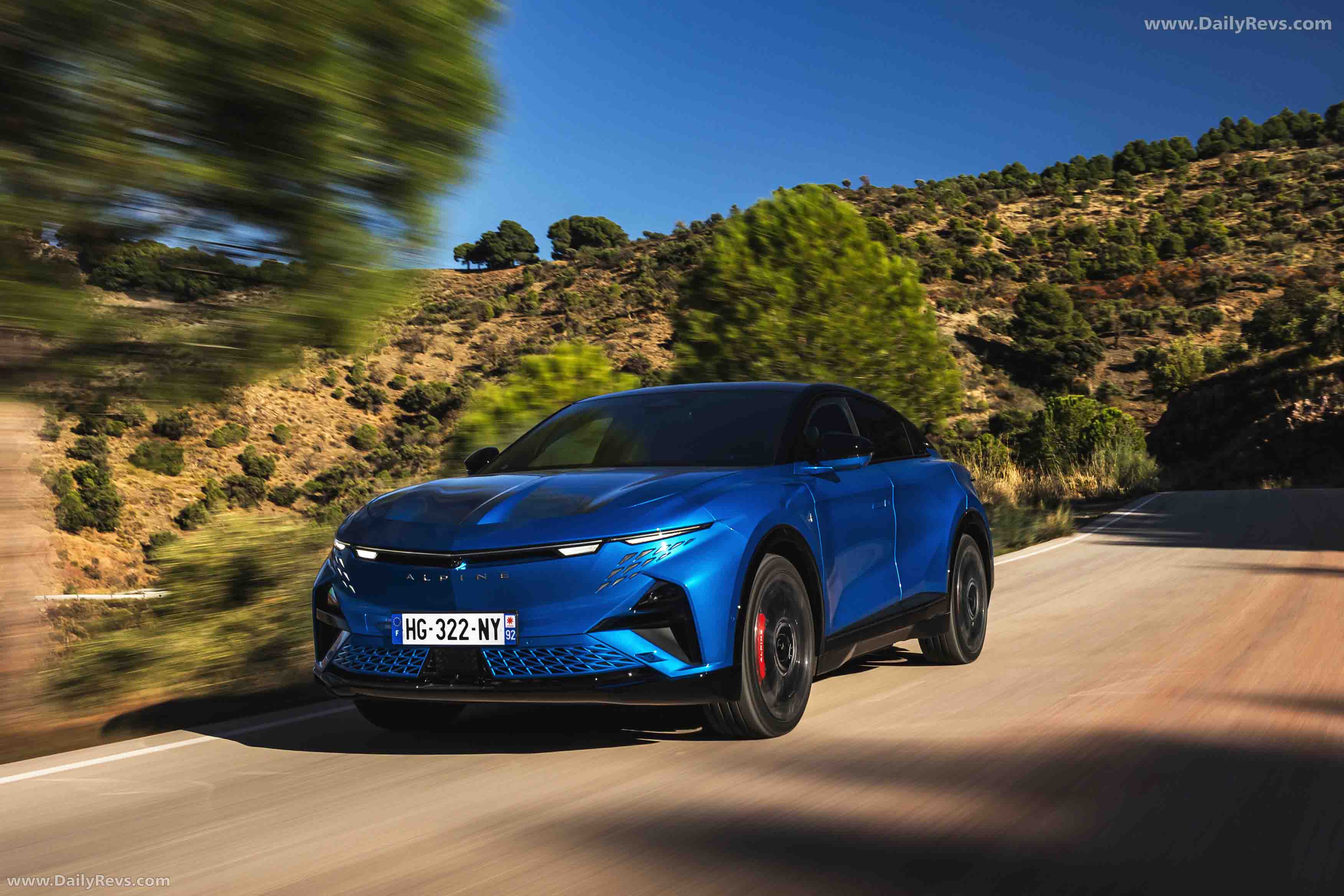2025 Alpine A390 GT Alpine Vision Blue Front View