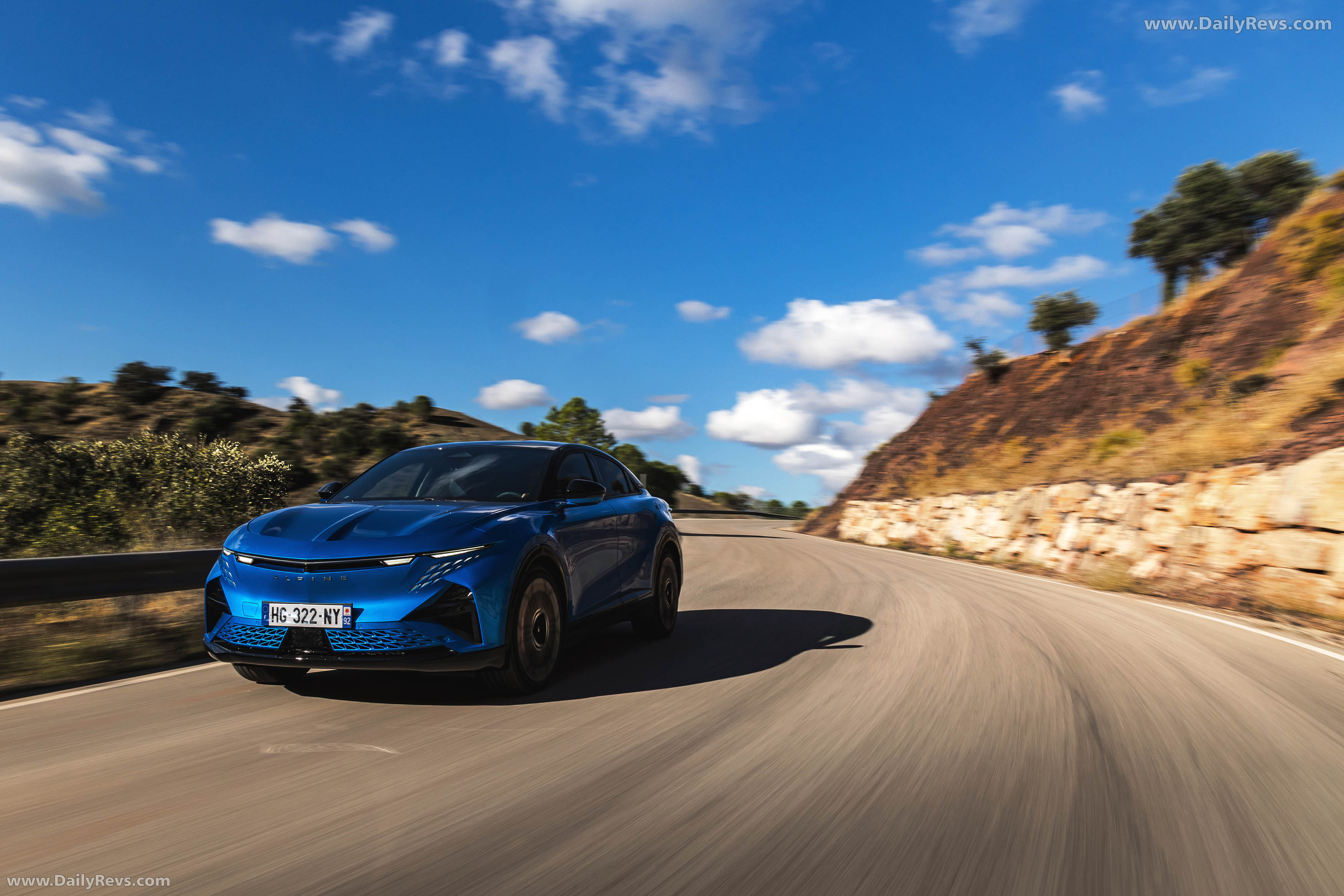 2025 Alpine A390 GT Alpine Vision Blue Front View