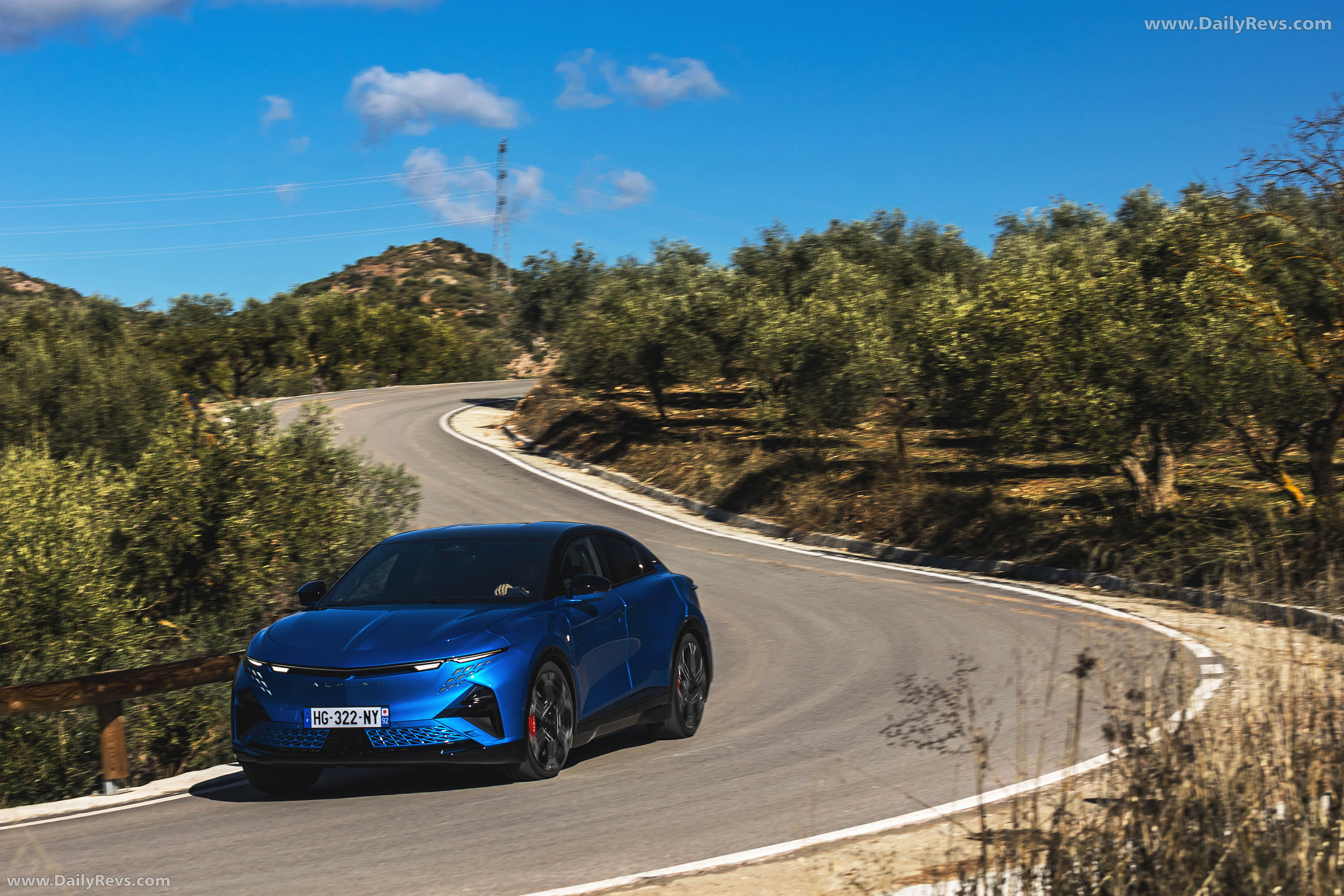 2025 Alpine A390 GT Alpine Vision Blue Front View